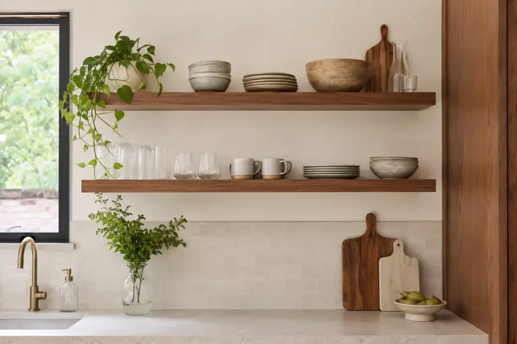 Kitchen Shelving Ideas for More Storage and Style