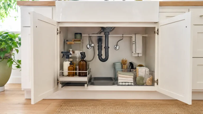 Under-Sink Storage Ideas: Organize Around Plumbing