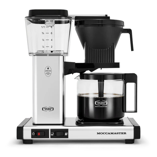 Polished Silver Moccamaster KBGV Select coffee maker model 53941
